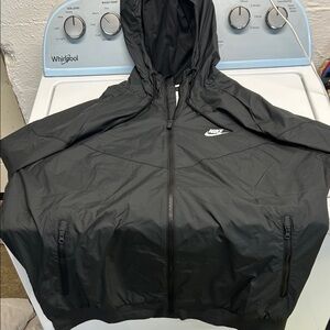 Nike Black Windbreaker Jacket